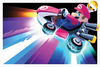 "Mario Kart" Rainbow Road Gold Shell Variant by Craig Drake