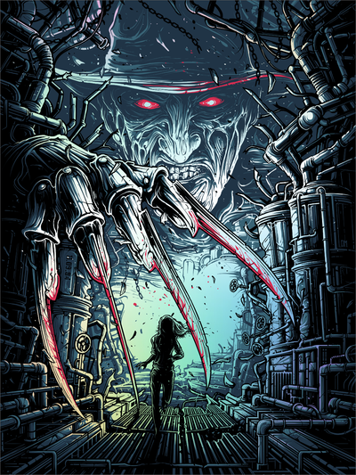 "One, Two, Freddy's Coming For You" Foil Variant by Dan Mumford