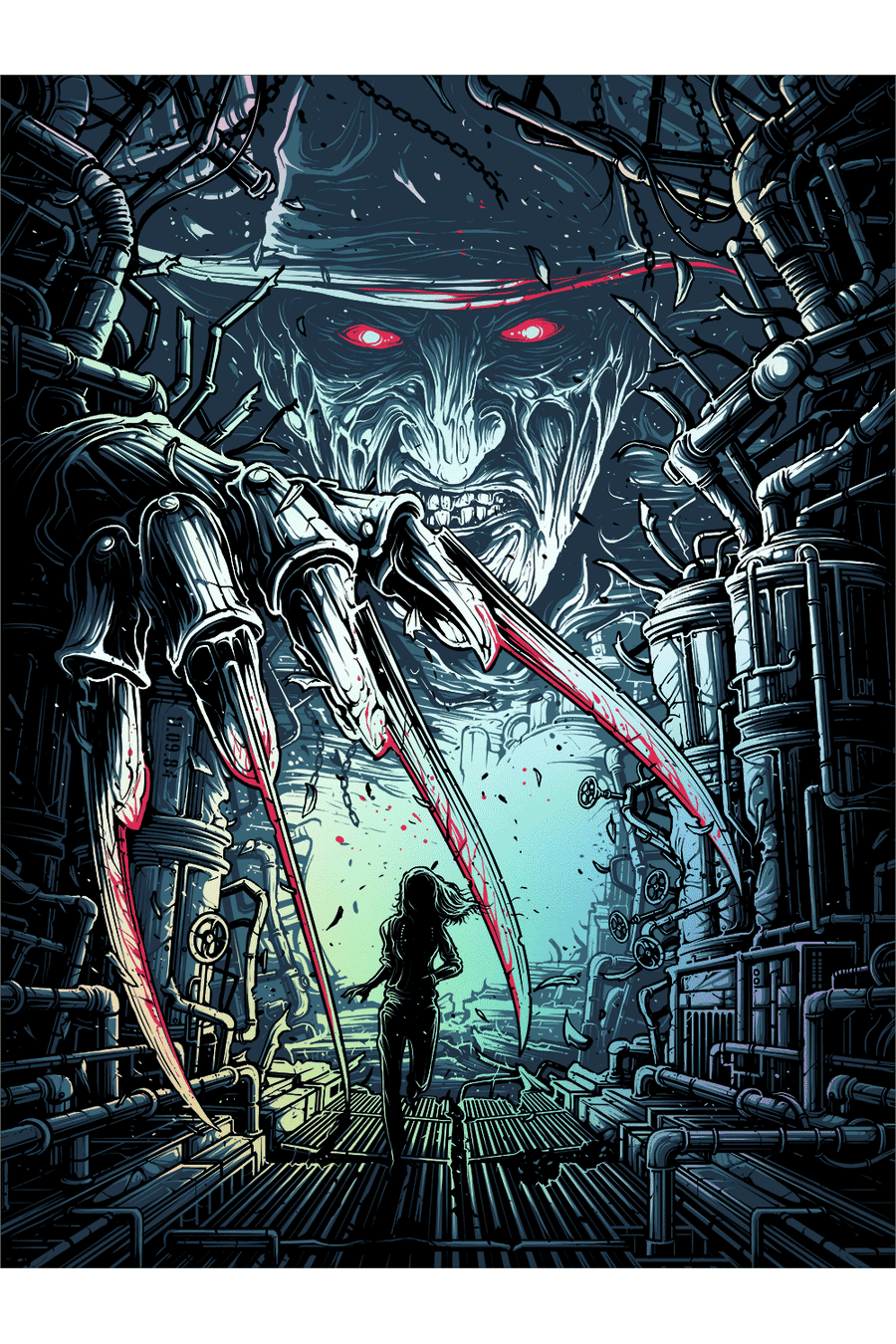 "One, Two, Freddy's Coming For You" Foil Variant by Dan Mumford