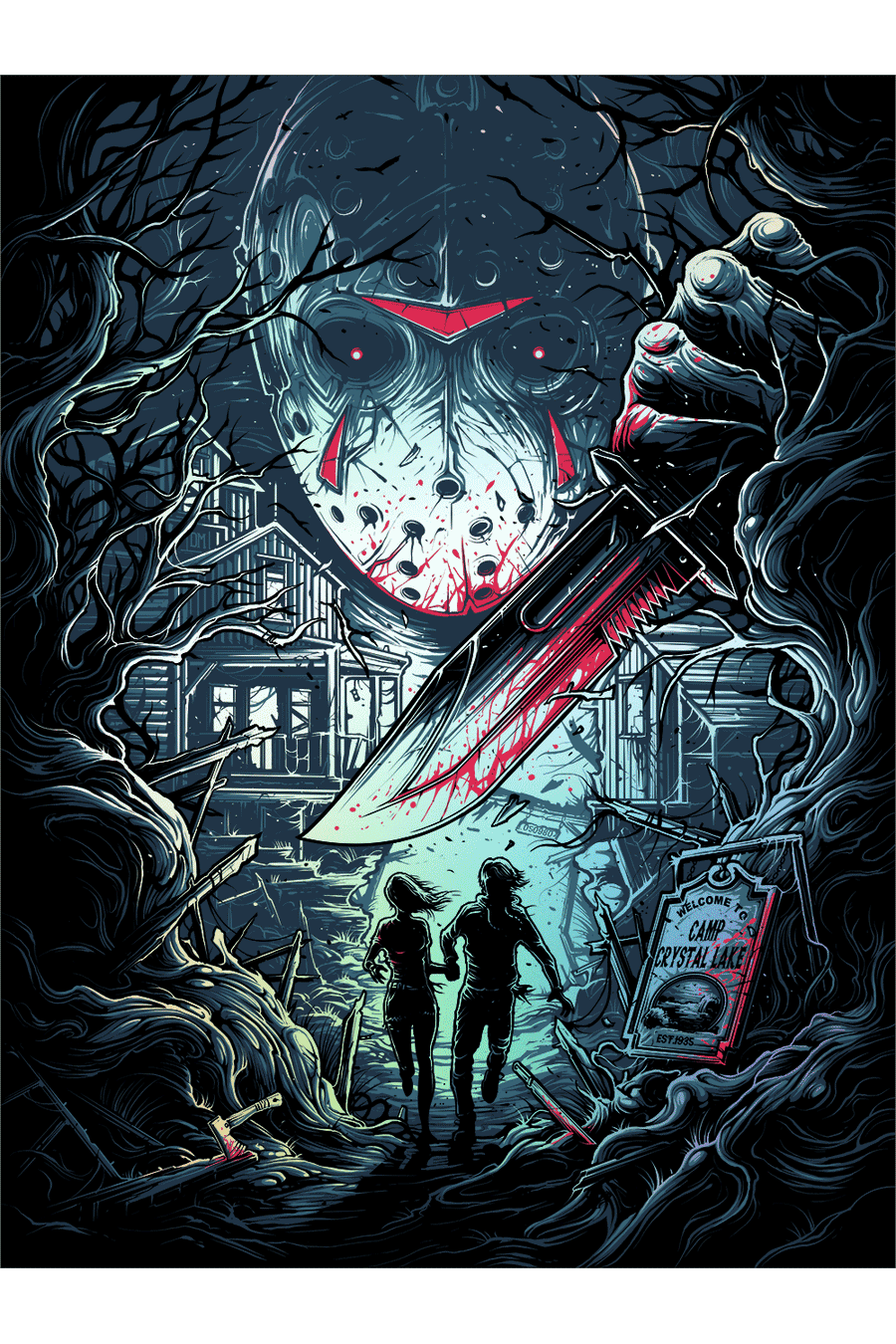 "His Name Was Jason" Foil Variant by Dan Mumford
