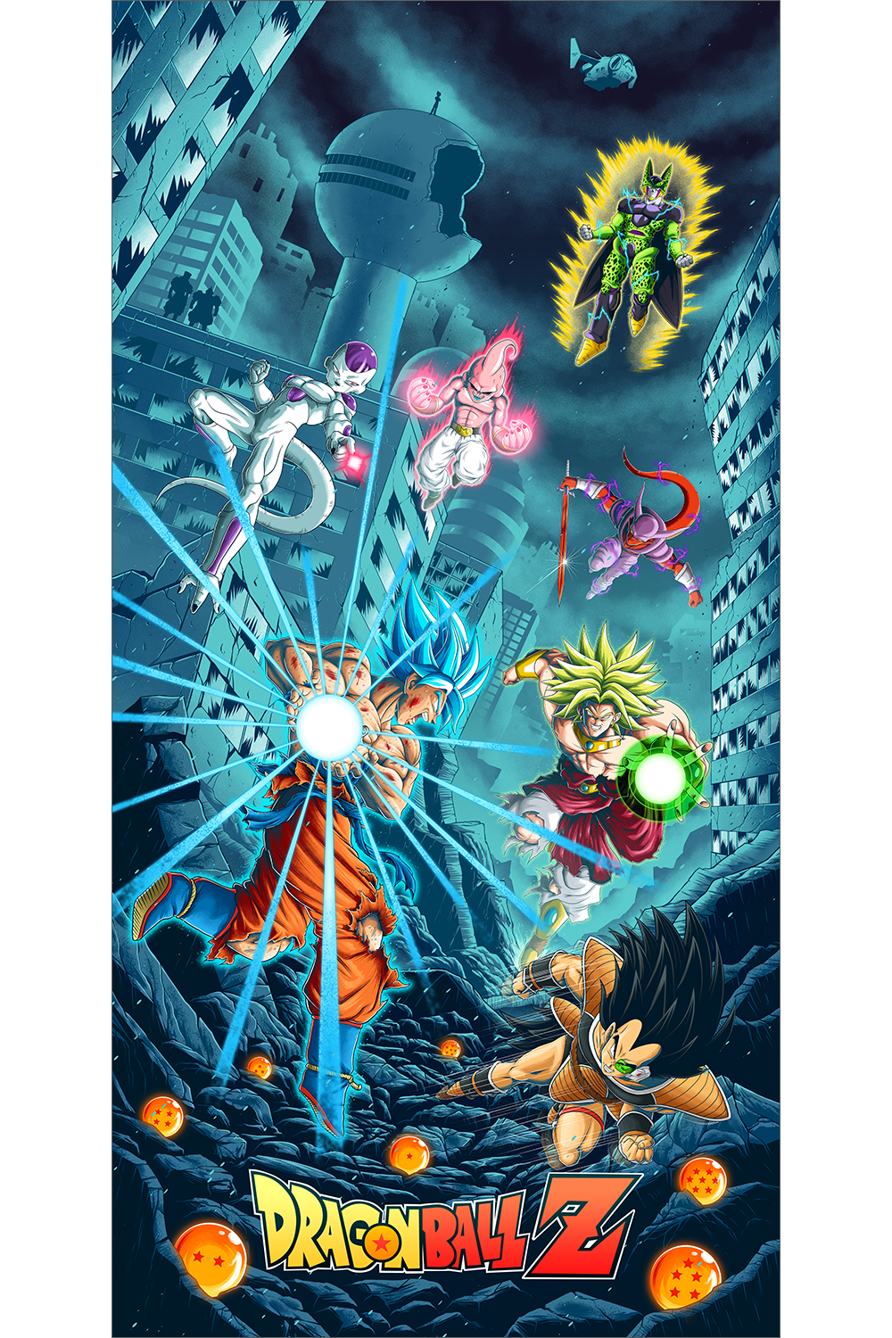 Dragon Ball Z - Goku Super Saiyan Blue Variant by Sam Mayle