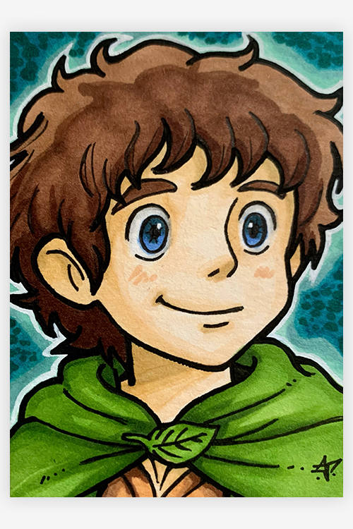 "A favorite hero in a new style." by Alex Zhludov