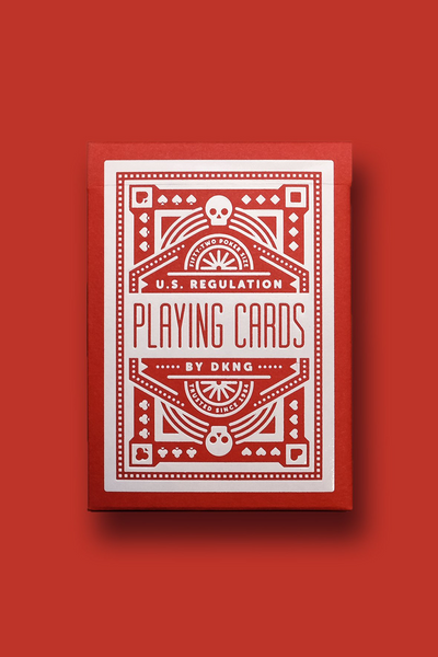 "Red Wheel" Playing Cards by DKNG