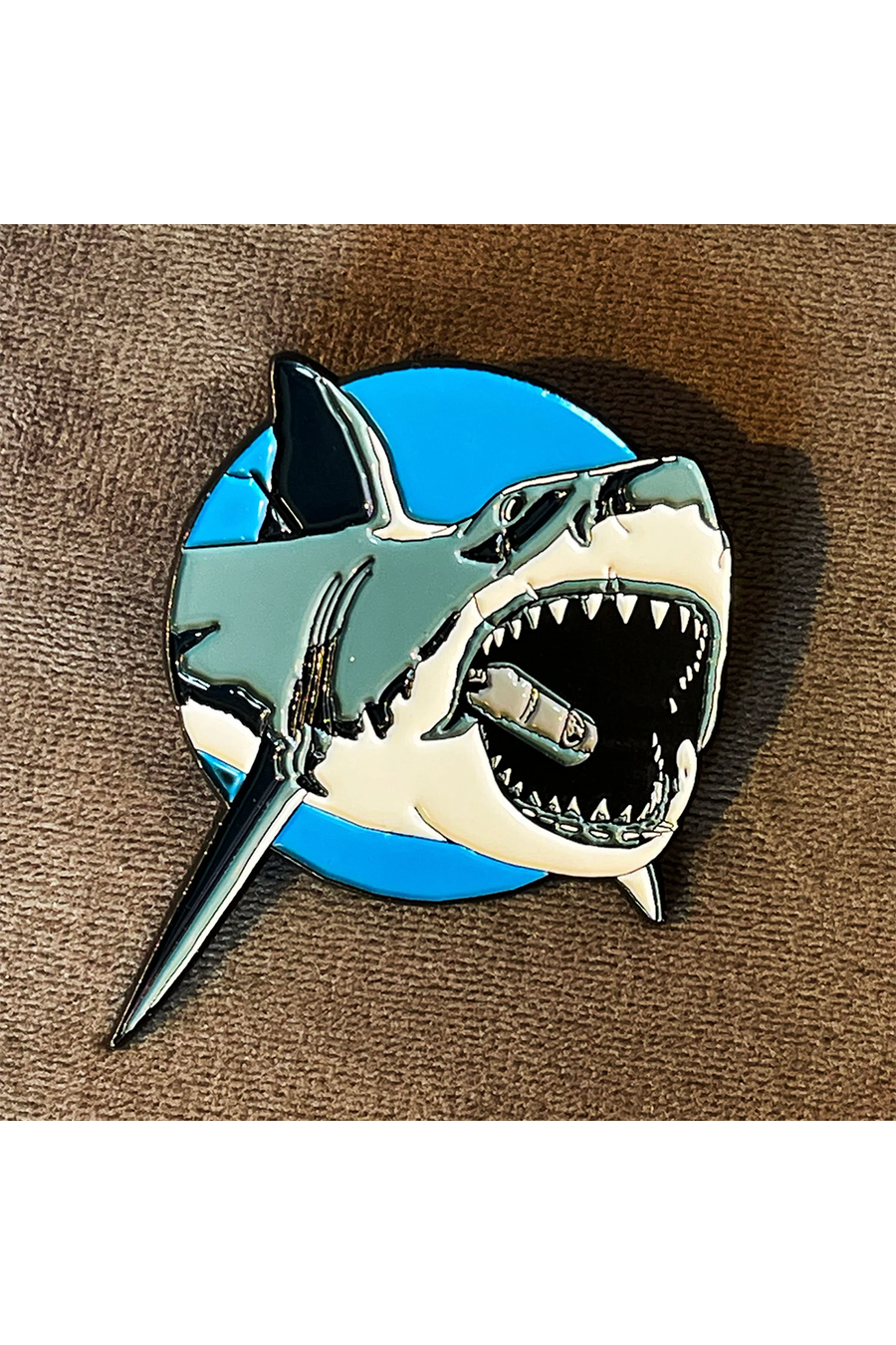 "Bruce the Shark" Pin by Hellraiser Designs