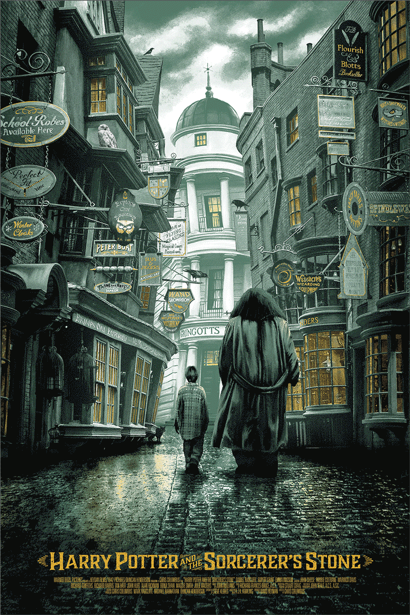 "Harry Potter and the Sorcerer's Stone" 1/1 by Kevin M Wilson (Ape Meets Girl)