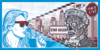 "THEY LIVE ANAGLYPH" Variant by Scott Neilson
