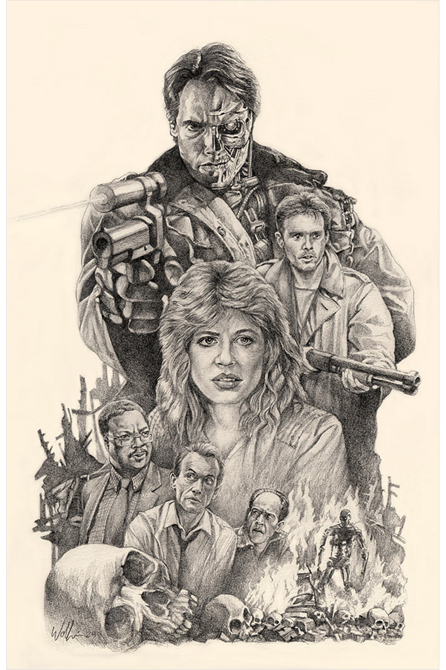 "You're Terminated F**ker!" Original by Terry Wolfinger