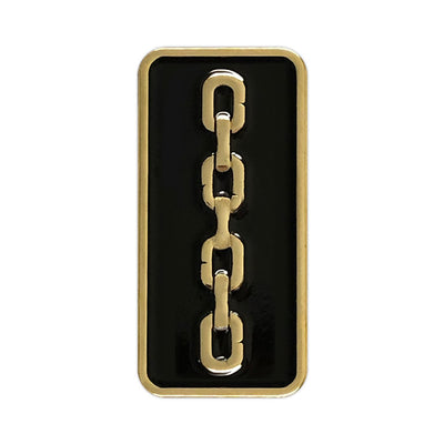 873. "Chains Gold" Pin by Matthew Johnson