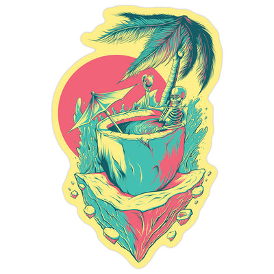 "Coco Cabana" Sticker by Matthew Johnson
