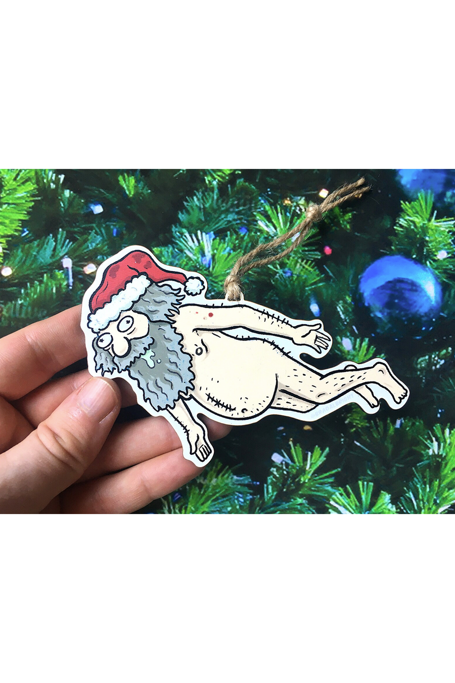 "Homeless Santa” Ornament by Brad Albright