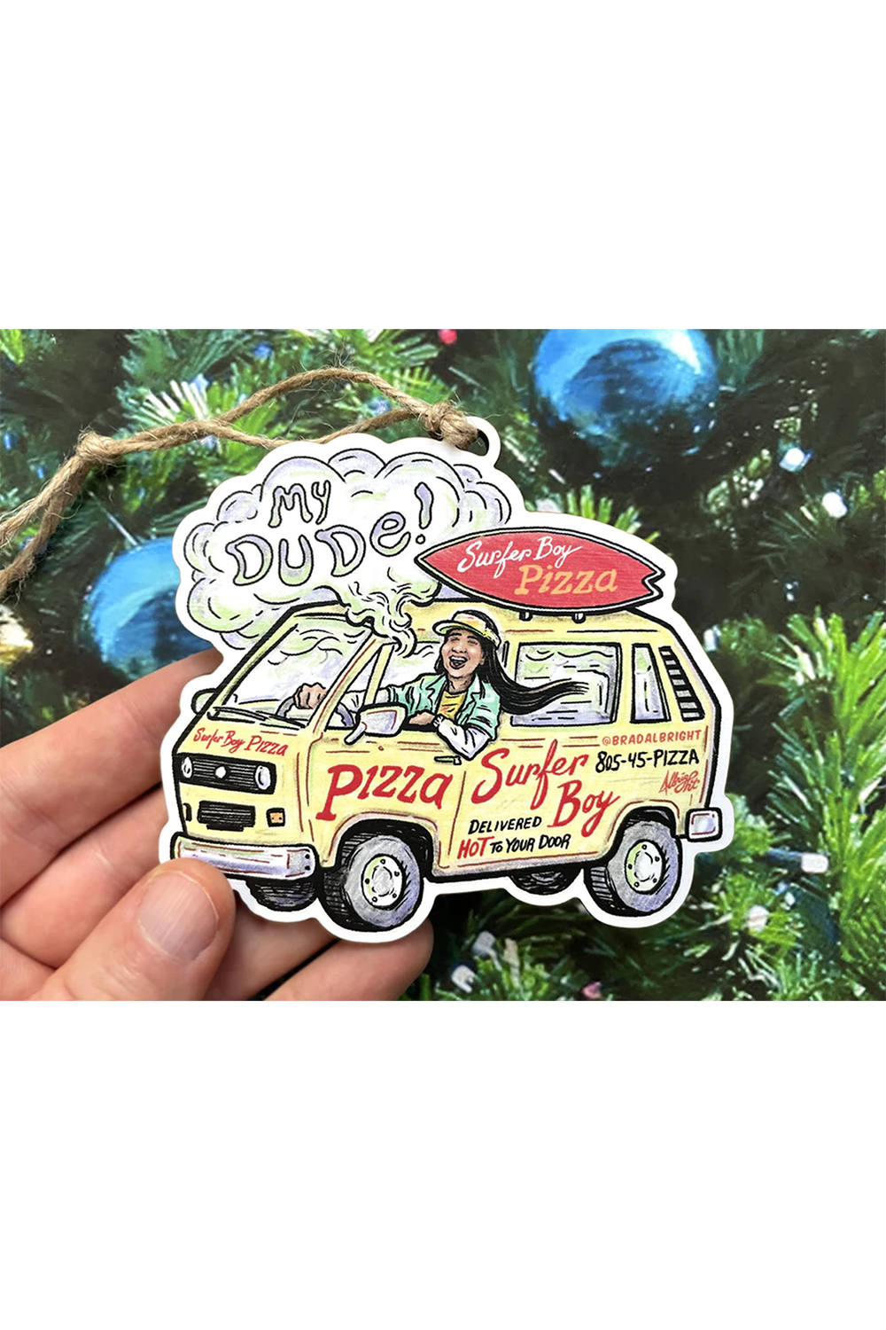 http://hcgart.com/cdn/shop/products/APPROVED_BradAlbright_Ornament_SurferBoyPizza_A_Web.png?v=1670027855