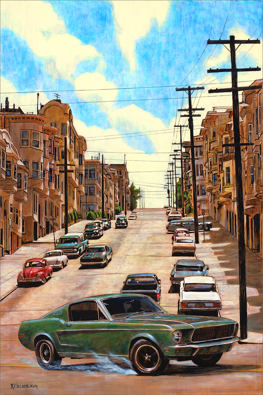 "San Francisco Street Race" Variant by Keith Oelschlager