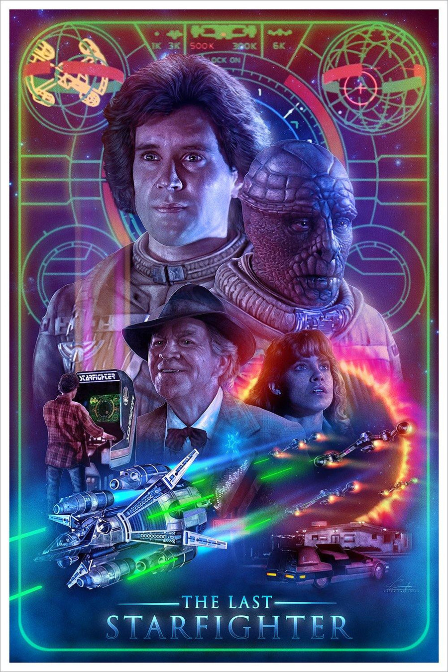 "Greetings, Starfighter" by Casey Callender - Hero Complex Gallery