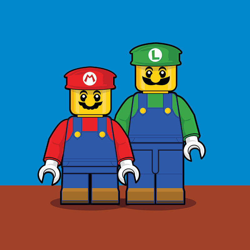 LEGO Mario Bros by Dan Shearn