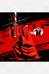 "Samurai Black + Red" by Dennis 'tanoshiboy' Salvatier