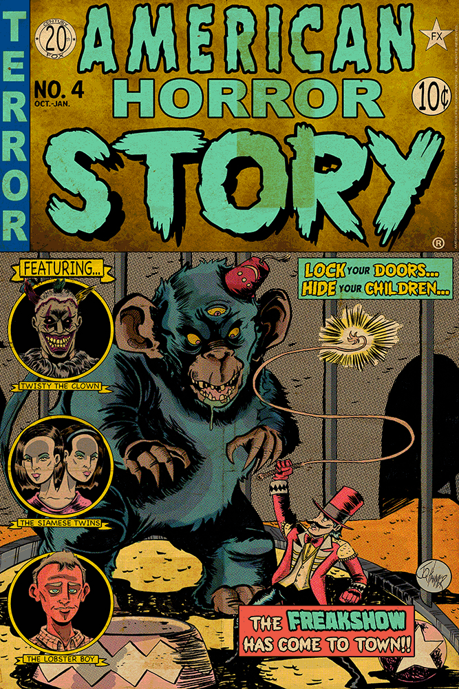 "American Horror Story Issue 4: Freakshow" by J.Q. Hammer - Hero Complex Gallery