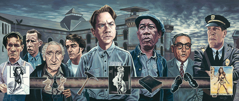 "The Shawshank Redemption" by Justin Reed - Hero Complex Gallery