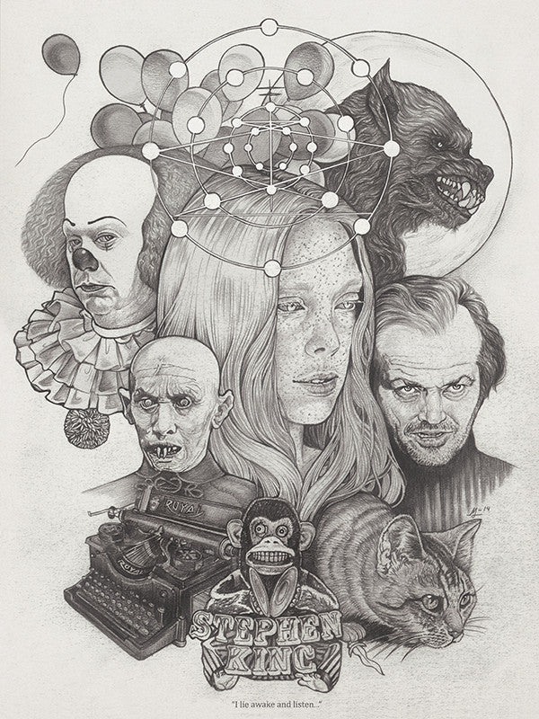 "As I lie awake and listen..." Variant by Martine Johanna - Hero Complex Gallery