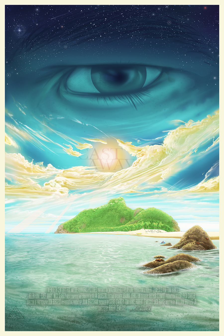 "Cast Away" Vertical Variant by Maxwell Hargreaves