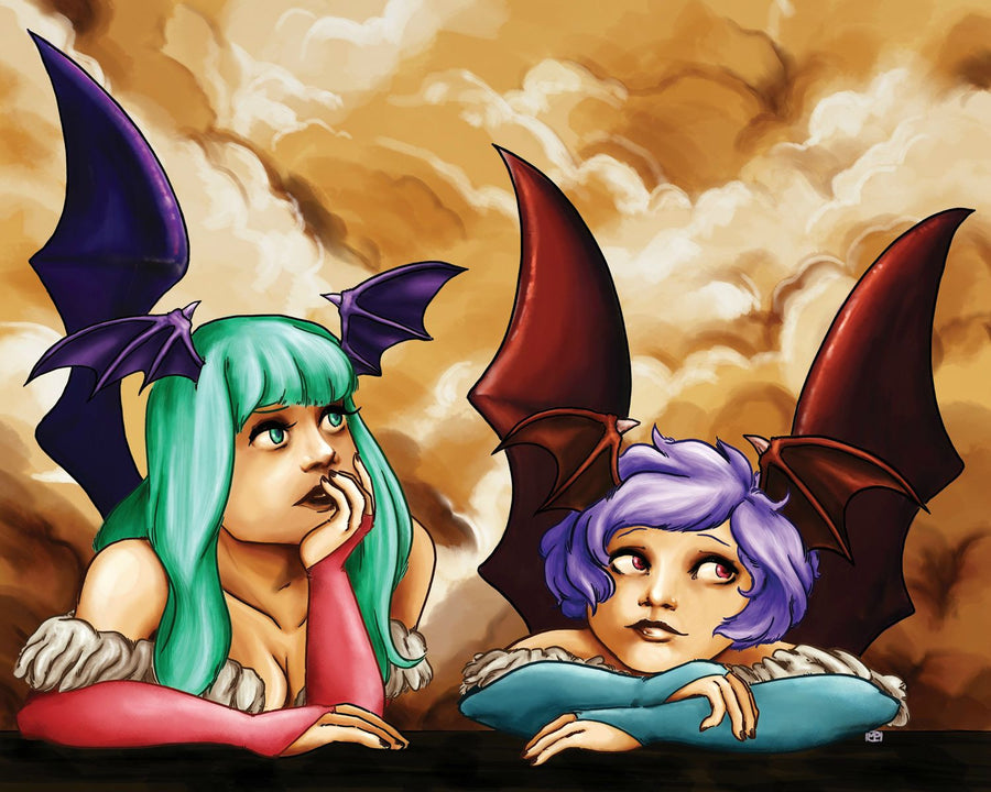 "Heavenly Succubi" Metal Variant by Megan Porch - Hero Complex Gallery