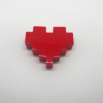 060. "Red 8-Bit Heart" Pin by Dare to Dream Flair - Hero Complex Gallery