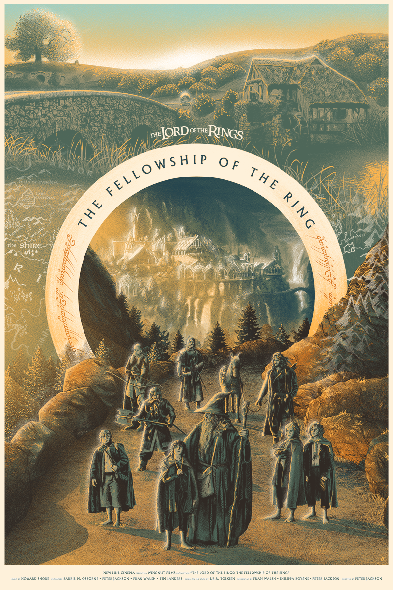 The fellowship of the ring.