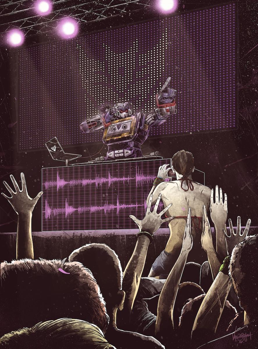 "DJ Soundwave" by JP Valderrama - Fresh Doodle - Hero Complex Gallery