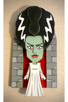 10. "Bride Of Frankenstein" Wooden Splinterpunk Art by Steve Casino