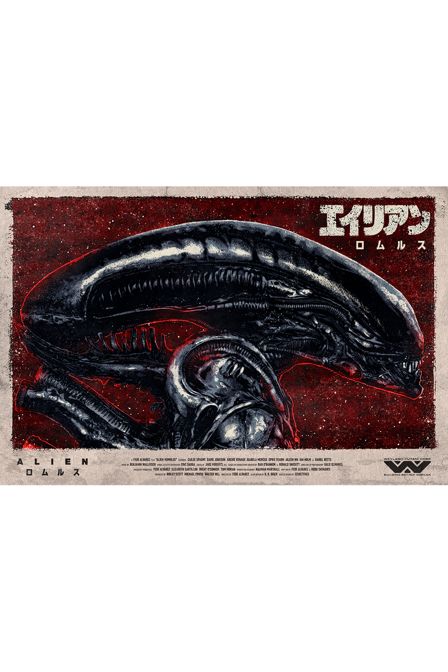 "ALIEN Romulus" Japanese Retro Variant by 12sketches