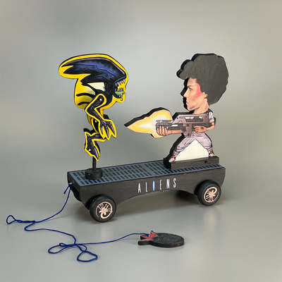 13. "Alien & Ripley" Toy by Steve Casino