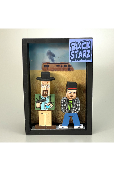 17. "Breaking Bad Block Starz" Toy by Steve Casino