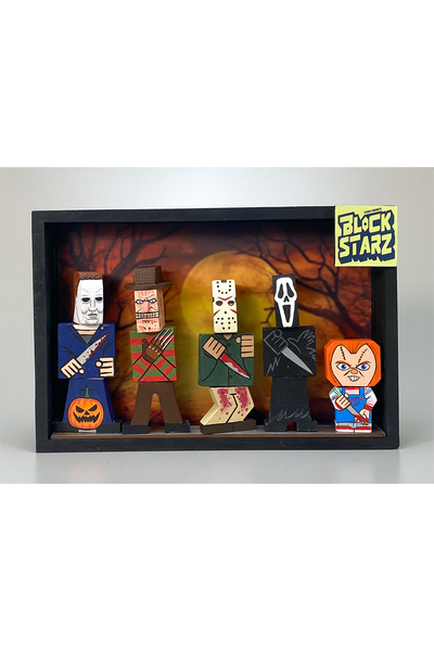 20. "Horror Icons Block Starz" Toy by Steve Casino