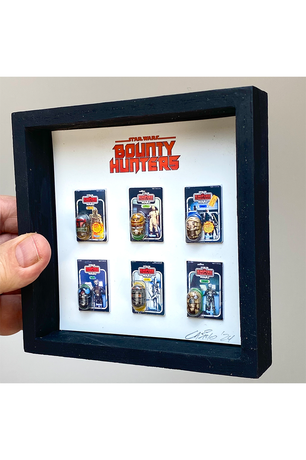 27. "Star Wars Bounty Hunters" Tic Tac Miniatures by Steve Casino