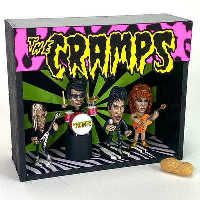 28. "The Cramps" Peanut Art by Steve Casino