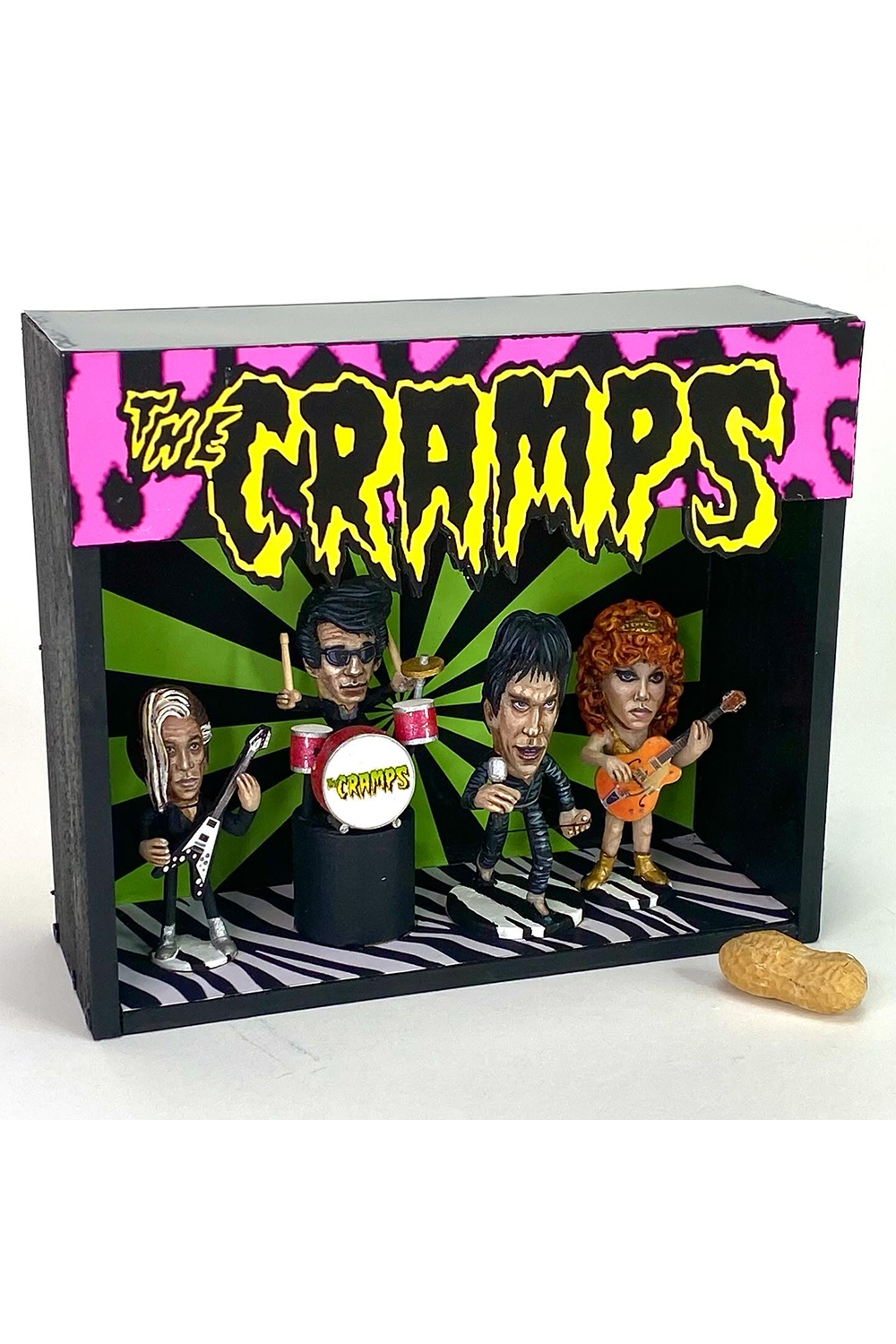 28. "The Cramps" Peanut Art by Steve Casino