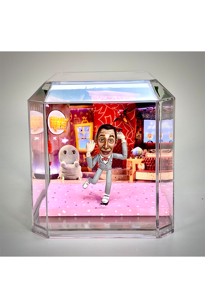 32. "Pee Wee Herman" Peanut Art by Steve Casino