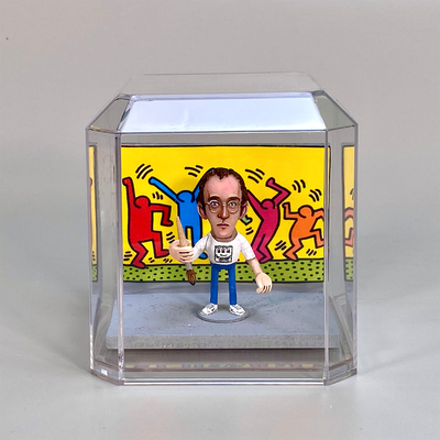 33. "Keith Haring" Peanut Art by Steve Casino