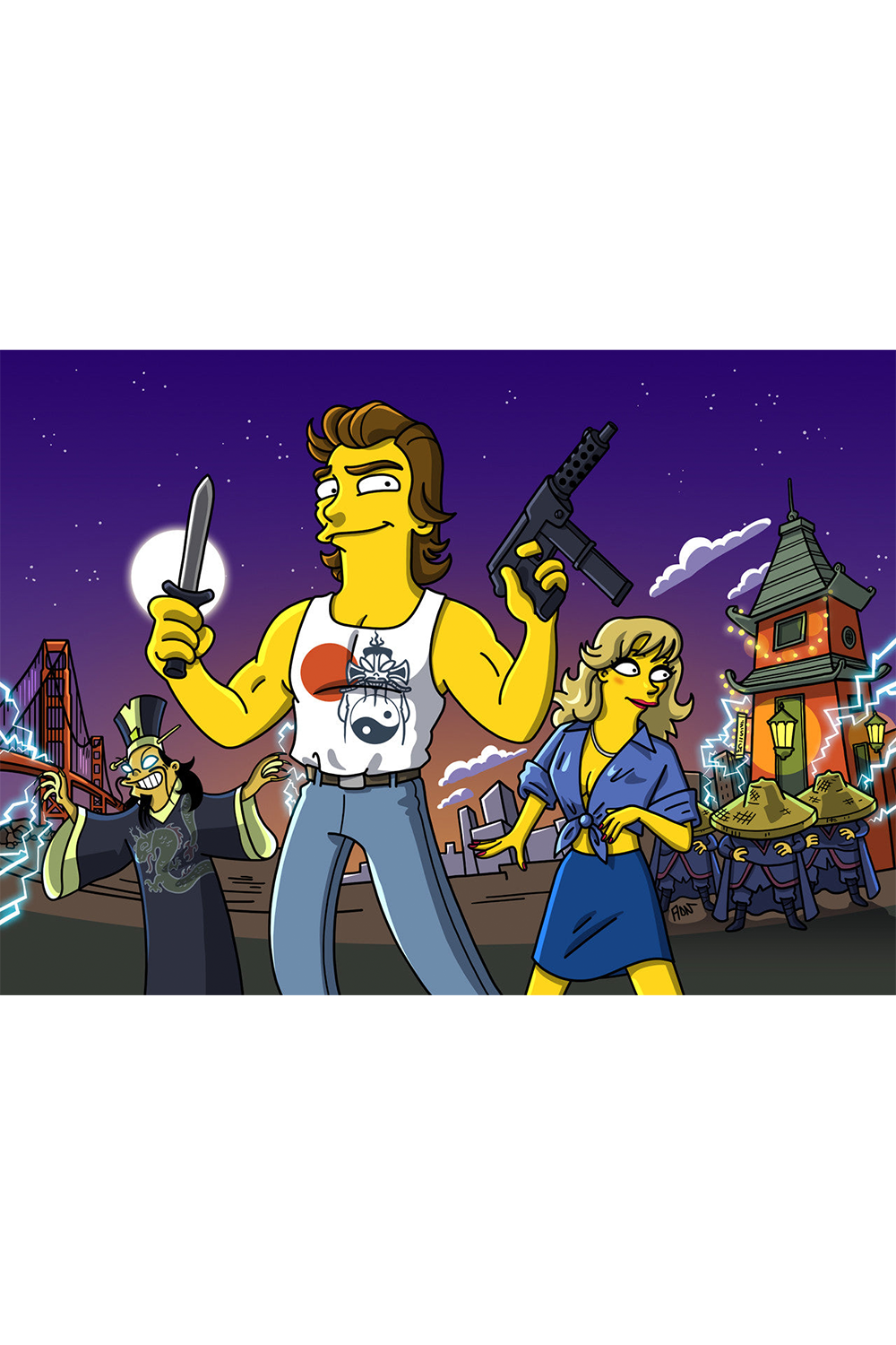 "Little China Simpsonized" by ADN