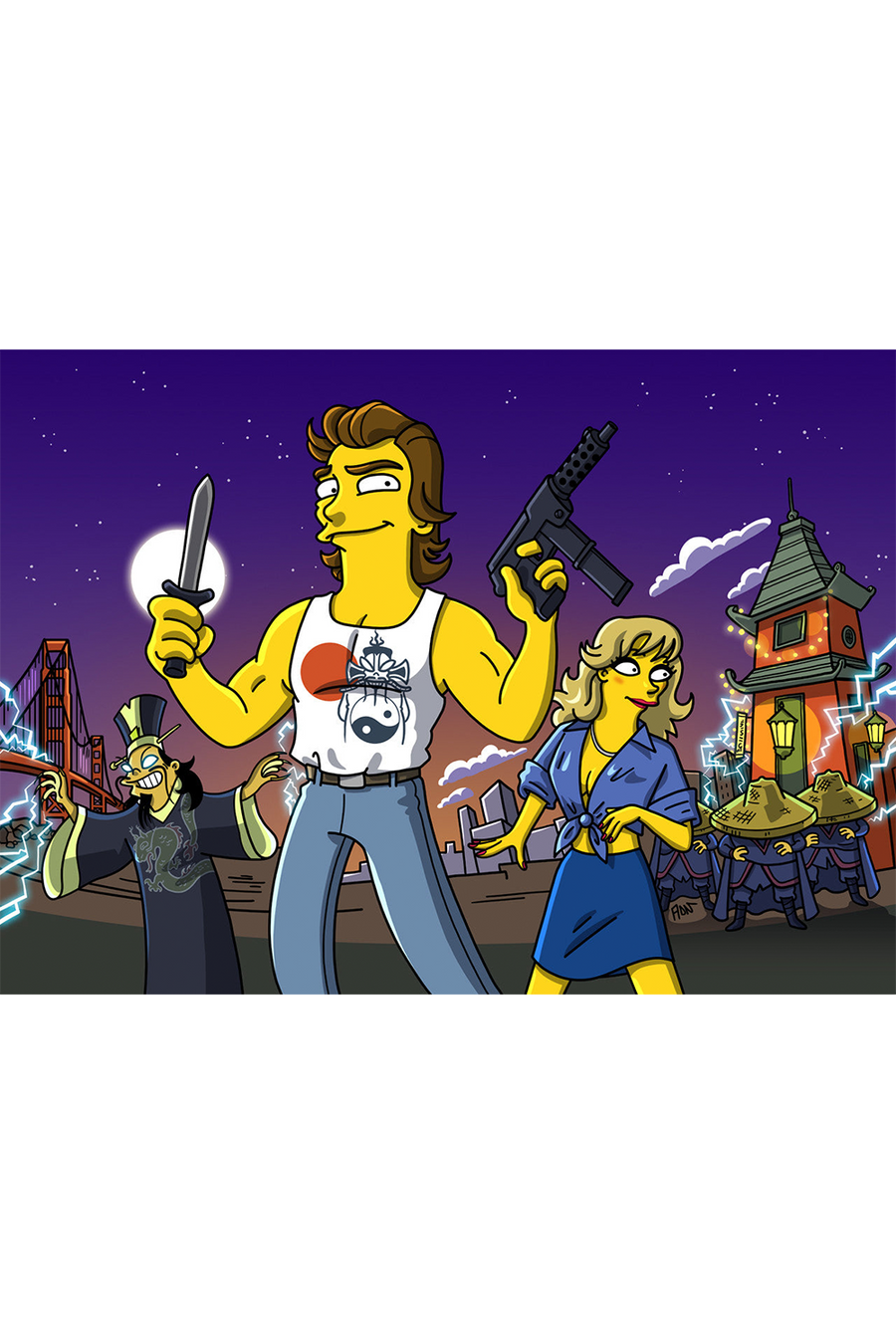 "Little China Simpsonized" by ADN