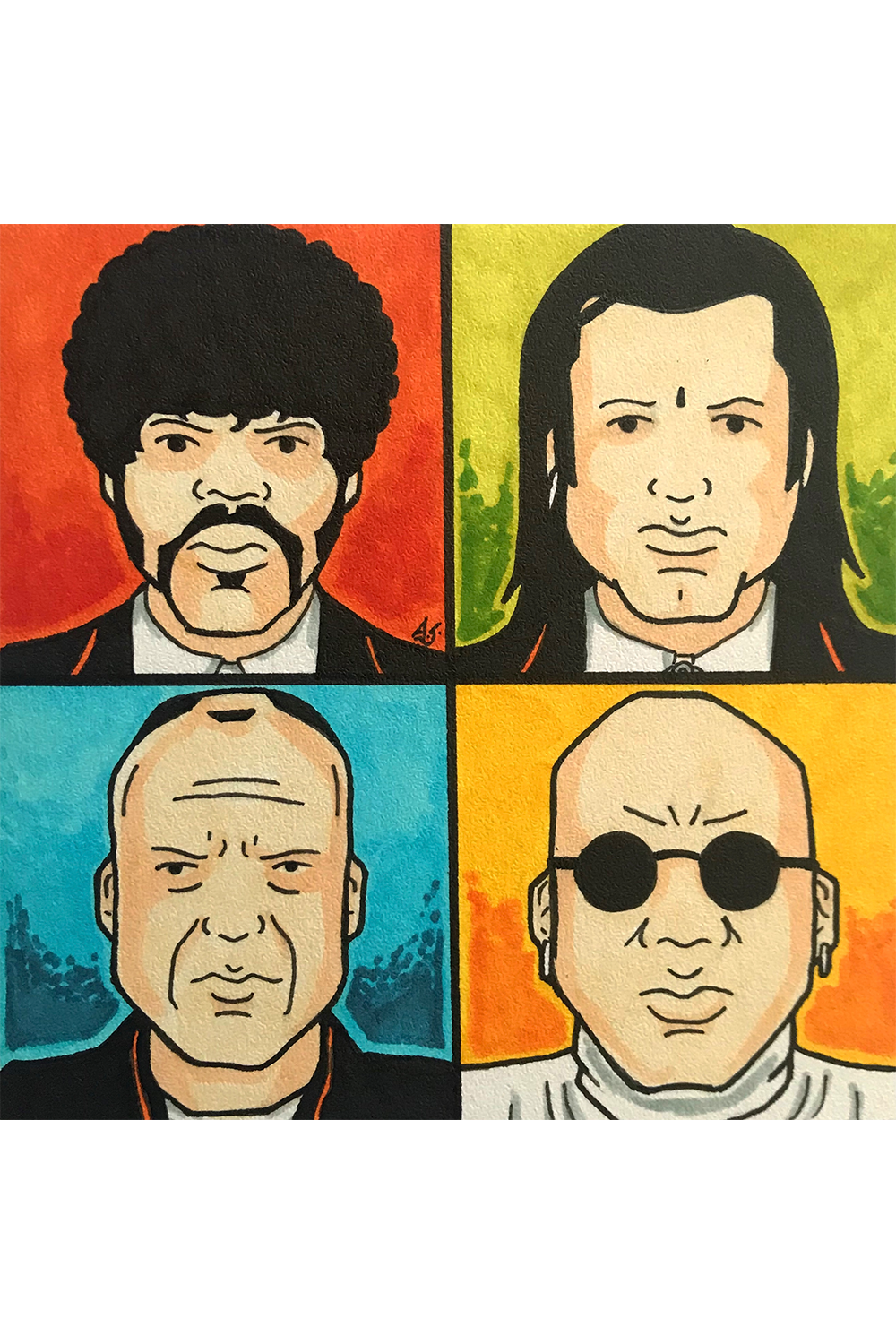 "Great Four Different Characters" by Alex Zhludov