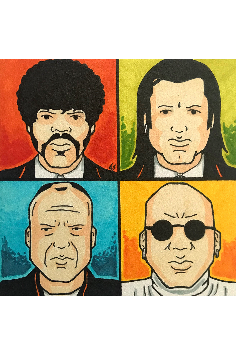 "Great Four Different Characters" by Alex Zhludov