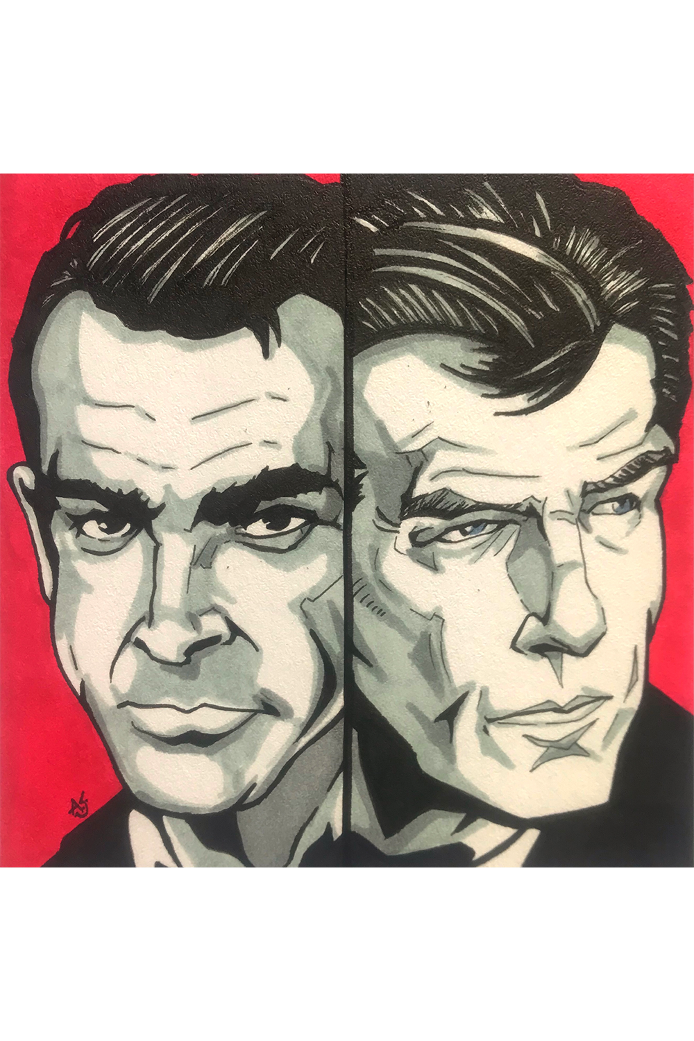 "Two Faces of a Favorite Hero" by Alex Zhludov