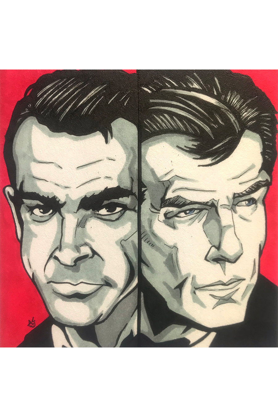 "Two Faces of a Favorite Hero" by Alex Zhludov