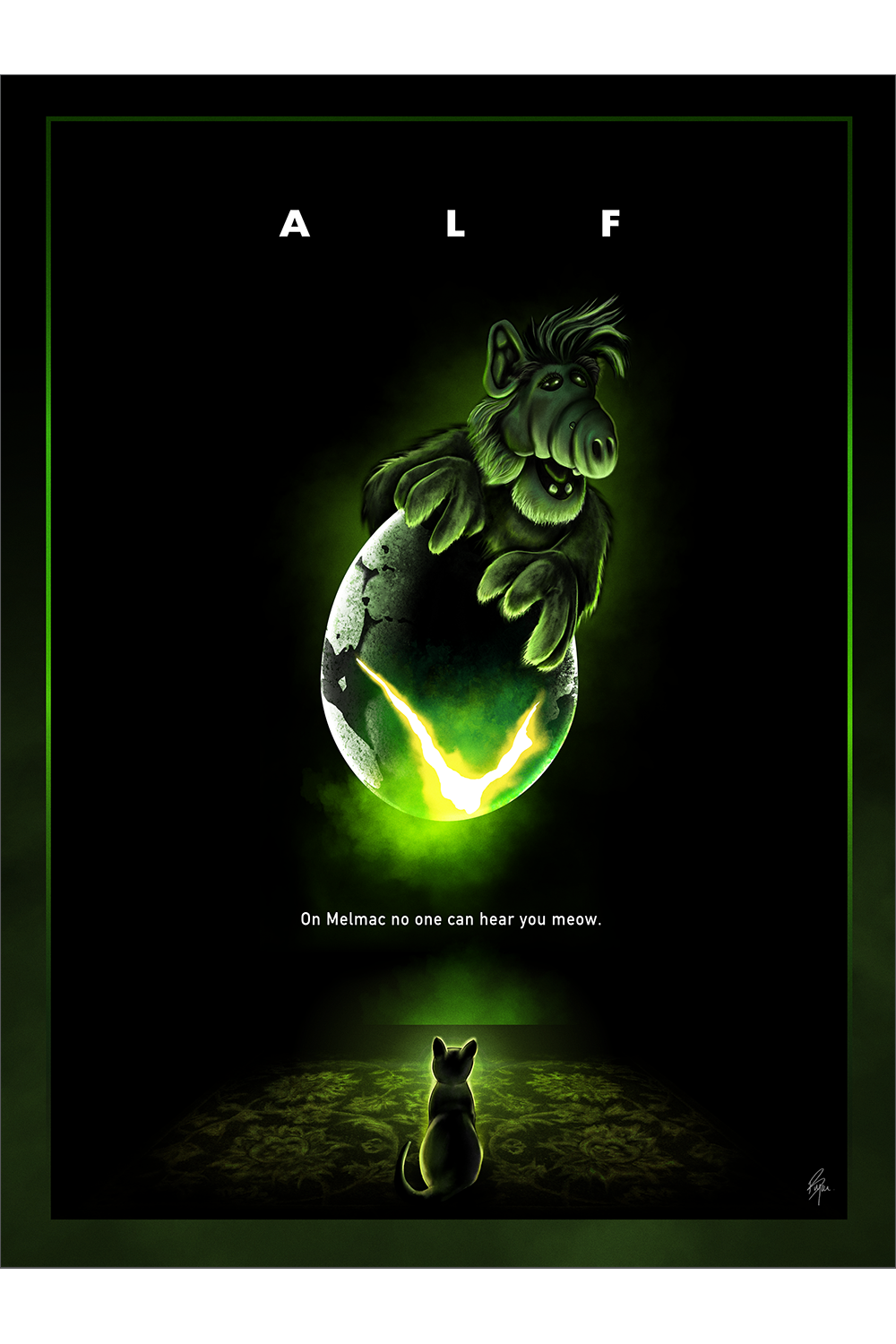 "Alien Life Form" Art Variant by Bryan Johnson