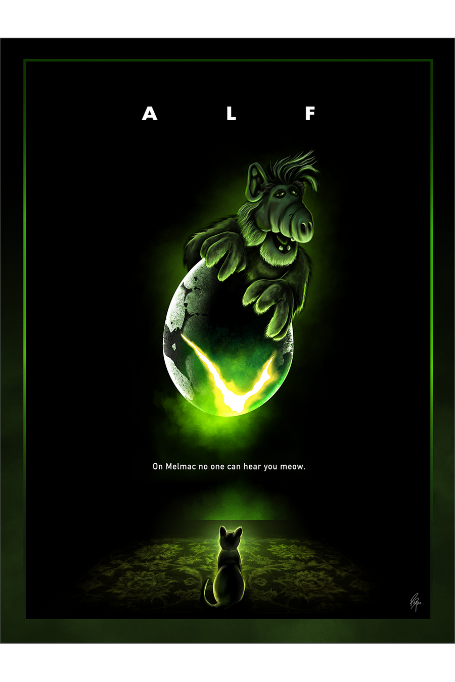 "Alien Life Form" Art Variant by Bryan Johnson