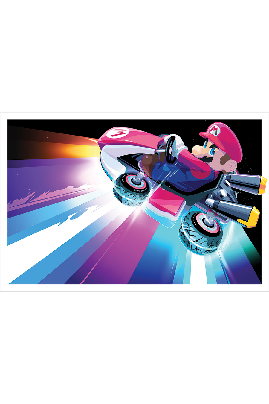 "Mario Kart" Rainbow Road Variant by Craig Drake