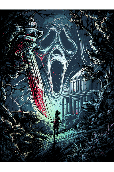 "Do You Like Scary Movies" Foil Variant by Dan Mumford