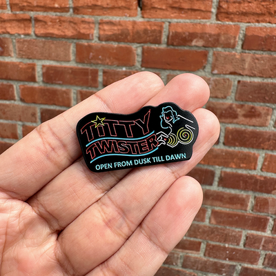 "Titty Twister" Large Variant Pin by Hellraiser Designs