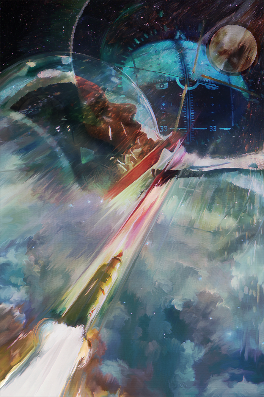 "Apollo 13 on a Saturn V" by John Dunn