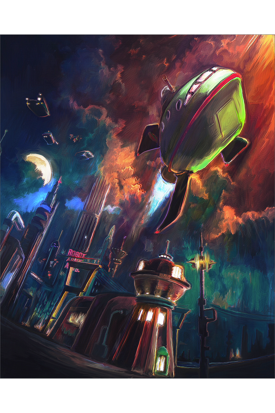 "Planet Express: Our Crew is Replaceable. Your Package Isn't." by John Dunn